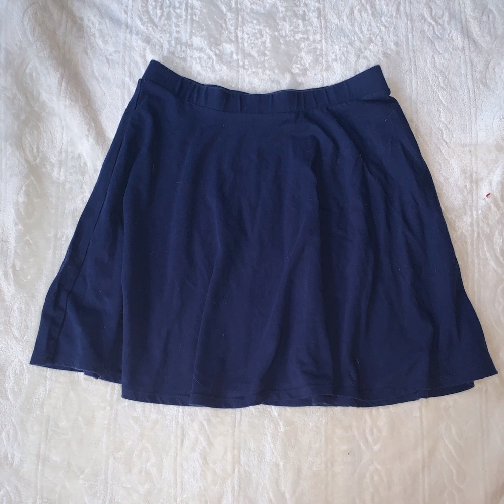 Blue skirt